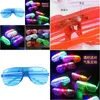 Sunglasses Blinds Sparkling Glasses Led 3 Light Bar Ball Event Party Props Drop Delivery Fashion Accessories Dhlx2