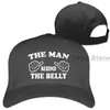 Ball Caps The Man Behind Belly Dad Maternity Gift For Husband Christmas Baseball Cap Men Women Trucker Hats Adjustable