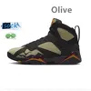 Jumpman 7 7s Chaussures de basket-ball pour hommes Barely Grape Chambray Afrobeats Quai 54 Sapphire Olive Pantone Citrus Bordeaux Cardinal Flint Raptors Trainers Sports Sneakers