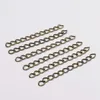 1000Pcs 50mm 5x4mm Necklace Bracelet Extended Chains Tail Extender For DIY Jewelry Making Findings