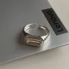 Paarringe natürlicher asymmetrischer glatter ovaler Ring geometrischer Schmuck zur Wiederherstellung alter Weisen Ohrstecker Ringe Freundschaftsringe Paarringe für Frauen Bandringe