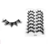 7 Pairs Natural 3D False Eyelashes Fake Lashes Pack Makeup Eyelash Fluffy Eyelash Maquiagem Make Up Tools7054519