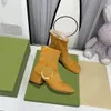 Designer dameslaarzen platform enkellaars mode met franje snowboots laarsjes hoge hakken bijenlaars echt lederen winterschoenen