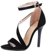 Zapatos Heels Mujer High Pumps Donna 433 Sandali Scarpe da donna Donna Cinturino alla caviglia Summer Girls Wedding Chaussure Femme Elegante P161216 176