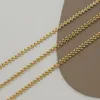 Łańcuchy ze stali nierdzewnej złotą kolor biżuterii pszeniczka choker kobiety mężczyźni modny naszyjnik stojak na imprezę prezenty imprezowe
