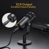 Microphones Maono dynamique XLR PC Microphone tout métal jeu diffusion enregistrement Streaming fonctionne pour Interface Audio carte son mélangeur PD100 231109