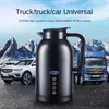 Water Bottles Portable Car Kettle 1200ML Heater Travel Auto 12V24V for Tea Coffee 304 Stainless Steel Large Capacity Vehicle 231109