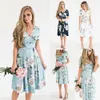 Casual jurken dames Boheemse chiffon midi print avondfeest strand strandbloem zon 230410