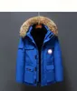 Down Jacket Womens And Mens Medium Length Winter New Canadian Style Overcame Lovers Working Clothes Thick Goose Down Jacket Men