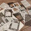 Not defterleri 20 kabartmalı içi boş çerçeve çiçek malzemeleri kağıt çöp dergileri planlamacılar scrapbooks vintage dekorasyon diy işlem po albümler 230408