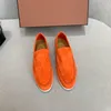 Dress Shoes Men's Loafers Suede Leather Flat Walking Shoes Spring and Autumn Lazy Soft Bottom Designer Shoes Women Luxury 230410