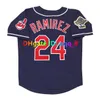 Manny Ramirez Jim Thome Indianen Ricky Vaughn Throwback Baseball Jersey 1995 World Series Jose Ramirez Kenny Lofton Albert Belle Frank Robinson Vizquel Size S-4XL