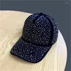 Casquettes de baseball 202303-2509184 Chic Designer Summer Fashion Dot Drill Sport Lady Baseball Hat Femmes Loisirs Visières Cap