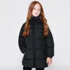 Giacche COTE Ragazze Inverno Lungo Piumino Cappotto leggero Imbottito spesso Giacca in morbido pile con cappuccio 231109