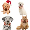 Abbigliamento per cani 30 pezzi Natale Papillon per cani da compagnia Stile Babbo Natale Palla per capelli Collana Collare Pet Dog Cat Papillon Cravatta Accessori per toelettatura del cane 231109