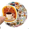 Araba Stickers 50pcs/Lot Çeşitli Sevimli Kahve Karikatür Boş Zaman Çıkartması Kask Motosiklet Telefon Kılıfı Lage Dizüstü Dizüstü Çıkartma Çocukları Dhhb7