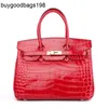 Дизайнерские сумки Женские сумки Сумка 2024 Кожаная женская сумка с крокодиловым узором