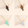 Pendant Necklaces Zodiac Bull Head Necklace Personalized Exaggerated Skull Turquoise Beaded For Women