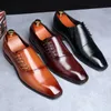 Zapatos de vestir Zapatos de negocios casuales para hombres Cuero de microfibra Punta cuadrada con cordones Vestido para hombres Pisos de oficina Hombres Moda Fiesta de bodas Oxfords 231110