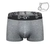 Sous-vêtements ORLVS Trendy Men's Culotte Simple Jeunesse Bague Lift U Convexe Sexy Mi-hauteur Boxers OR210B