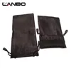 Sunglasses Cases LANBO 100 pcslot Glasses Case Soft Waterproof Plaid Cloth Sunglasses Bag Glasses Pouch Black Color Wholesale Good Quality S11 231109