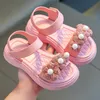 First Walkers 2-9 Year Baby Girls Princess Sandals Fashion Flower Casual Beach Shoes Children's Summer Outdoor Cute Sandals Chaussure Baby Fill 230410
