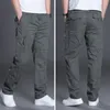 Męskie spodnie Letnie jesień mody Mode Pantie Casual Cotton Pants Prosty jogger męski plus 5xl 6xl Flat Men's 230410