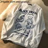 T-shirt da uomo Autunno donna coreana con taglio lungo T-shirt da donna 2021 nuovo allentato Harajuku sty studente Casual Anime che tocca il fondo top ins marea 4103