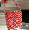 2023 beach bag designer tote bag Women Woven Vegetable Basket Luxury handbag Fashion Classic womens pink handbags