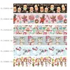 Gift Wrap Christmas Decoration series snowman gingerbread printed grosgrain ribbon 50yards 231109