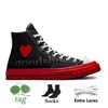 2024 High Top Vintage Commes des Garcons x 70. Buty płócienne Designer Women Mens All Star Classic 70 Chucks Taylors Low Multi-Heart Flats Treakers