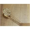 Other Kitchen Tools 50Pcs A Lot 15Cm Clear Glass Stirrer Stirrers Honey Dipper Spoon Stick For Jar Collect And Dispense Tool Drop De Dhqcr