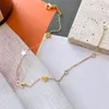 Desinger Enkelbanden voor Vrouwen Diamanten Ketting Munt Zomer Roestvrij Stalen Ketting Sieraden Mode Accessoires Cadeau 18-25cm Verstelbaar Trendy