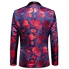 Mens Suits Blazers Hitie Jacquard Floral Suit Vest Shawl Lapel Tuxedo ärmlös jacka Midja