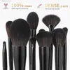 Make-up-Pinsel Docolor Lidschatten-Pinsel-Set, schwarze Augen-Make-up-Pinsel, Rouge, Concealer, Foundation, Lidschatten-Liner, Mischpinsel, kosmetische Werkzeuge, Q231110