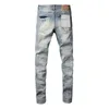 Purple Brand Jeans American High Street Bleu en détresseYZAD