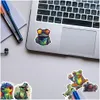 Autostickers 50 stuks Esthetiek Kikkers Voor Skateboard Babyhelm Etui Dagboek Telefoon Laptop Planner Decor Boek Album Kinderen Speelgoed Gui Dhjut