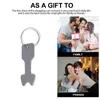 Decorative Figurines 4 Pcs Cart Token Trolley Remover Pendant Key Chain Rings Metal Keychain Shopping Tokens Opener Small Grocery