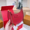 Crescent bags wrist bag chian shoulder handbag purse hobo ladies composite leather clutch wallet crossbody