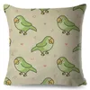 Pillow Nordic Style Patchwork Animal Cover Decor Dog Bird Monkey Case Cartoon Pillowcase For Children Room Sofa