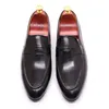 Scarpe eleganti Mocassini classici da uomo in vera pelle Eleganti scarpe eleganti casual per feste di matrimonio Marrone Nero Slip-On Calzature maschili 231110