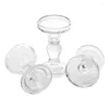 Candle Holders Glass Clear Pillar Taper Candlestick Crystal Holder Stand For Dinner Table 3Pcs Durable Easy To Use