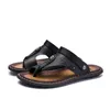 Sandalias Hombres S Zapatos de verano de cuero genuino Zapatillas de ocio Chanclas Hombre Calzado cómodo Tamaño grande 47 230410