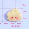 Charmes 10 pièces dessin animé fromage résine Kawaii porte-clés accessoires fille boucles d'oreilles collier pendentifs bijoux à bricoler soi-même faisant des résultats