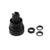 A1.375-24 Czarny RSA ASR Mocowanie Szybka mocuj stalowa adapter + 1/2-28 5/8-24 Adapter