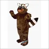 Halloween foxy guaxinim mascote traje terno vestido de festa natal carnaval festa fantasia trajes adulto outfit