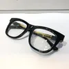 Luxury- 4237 Ögonglasögon för män mode populära ihåliga Optical Lens Cat Eye Full Frame Black Tortoise Silver kommer med Packag213p