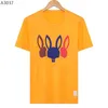 Psychos Bunnys Été Casual T-shirt Hommes Femmes Squelette Lapin 2024 Nouveau Design Multi Style Hommes Chemise Créateur De Mode Tshirt Couple Court Patron Polo 892