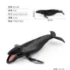 Autres jouets Modèle de baleine Jouet 9 Animaux marins solides Grande taille Haute Simation pour enfant Enseignement cognitif Cadeau Ornement Orcinus Orca Shark Dhjmf