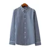 Men's Casual Shirts Dress Up Your Look Mens Striped Shirt Long Sleeve Band Collar Button Down Available In Various Colors